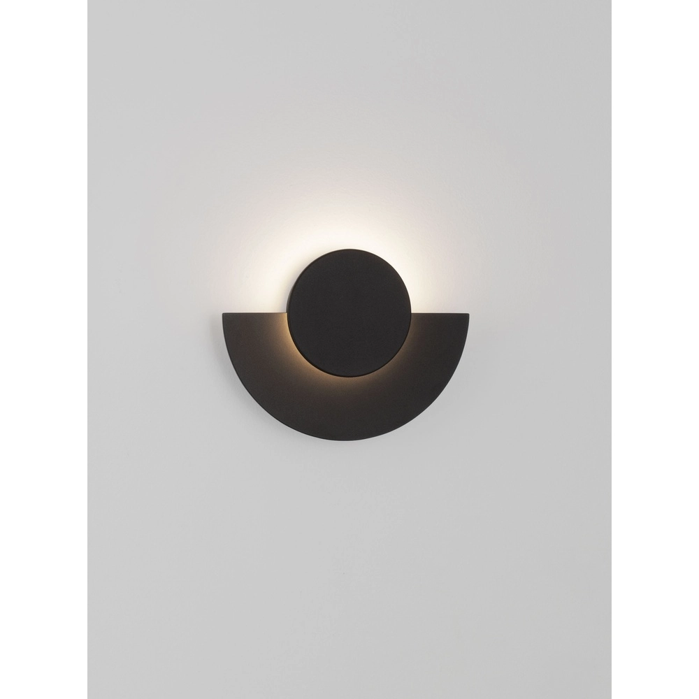 Modern wall lamp Gloo black - 2700K
