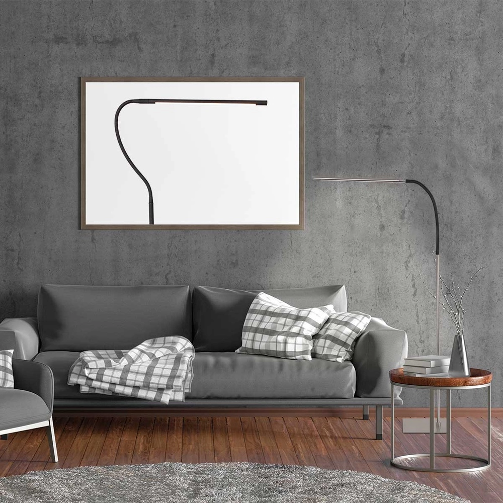 Design reading lamp Serpent metallic grey Steinhauer 8712746146974