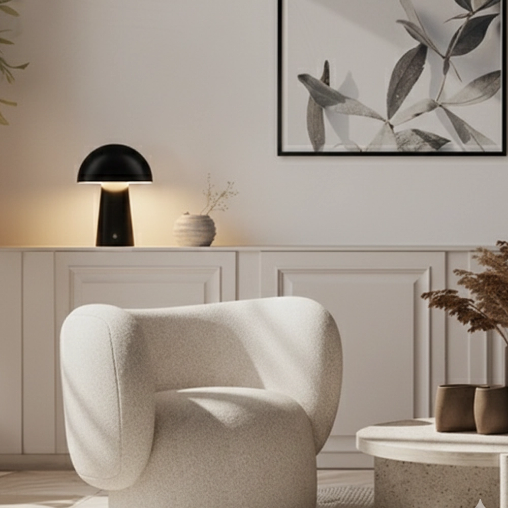 Rechargeable table lamp Ande black