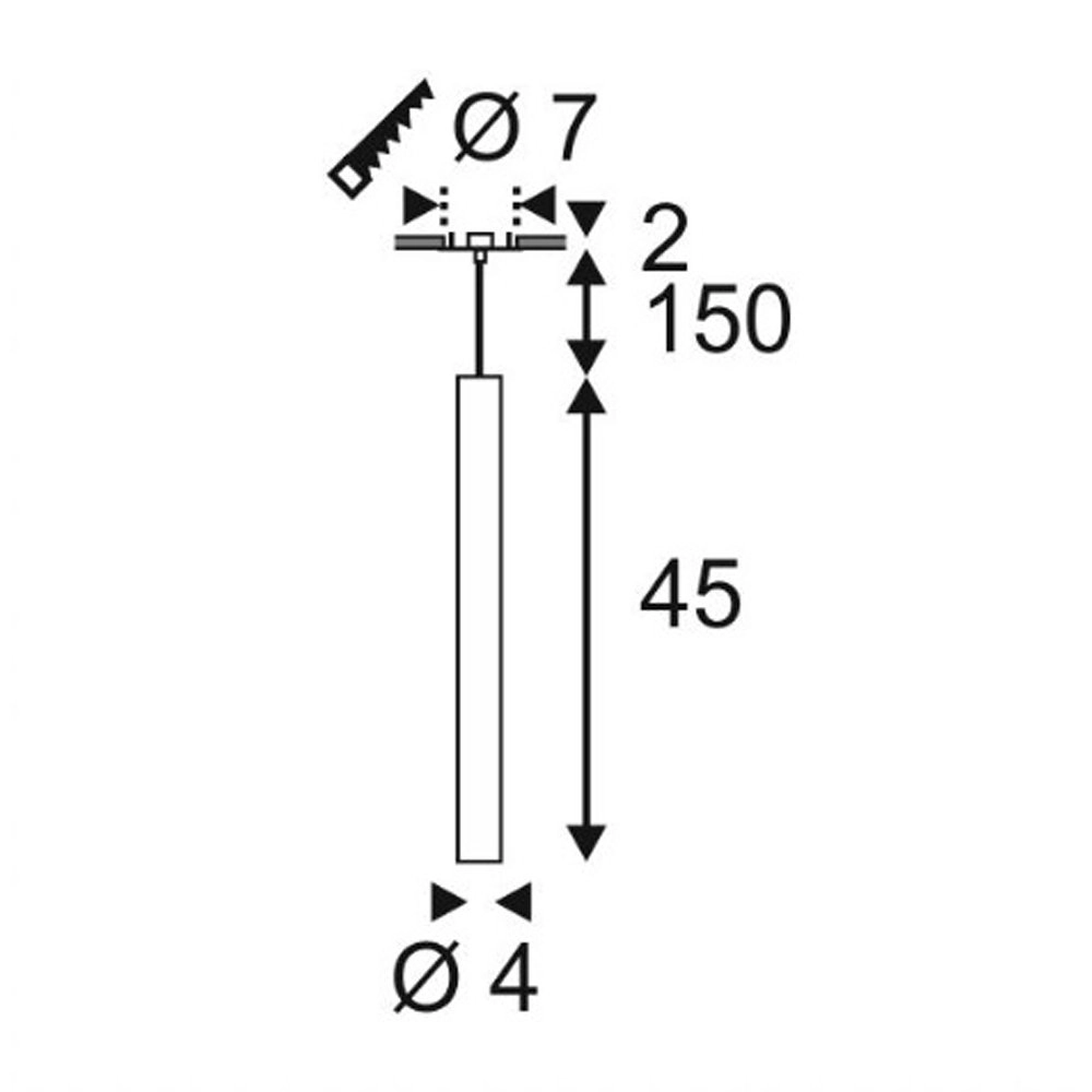 LED pendant light Helia Pendulum SLV 4024163172820