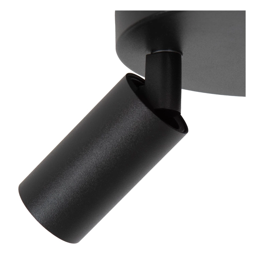 Ceiling spotlight Ritmo mini GU10 2-light black Lucide 5411212093974