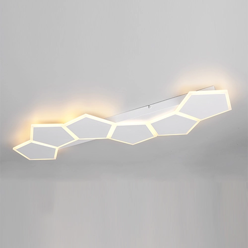 Unique ceiling lamp Zaya M white