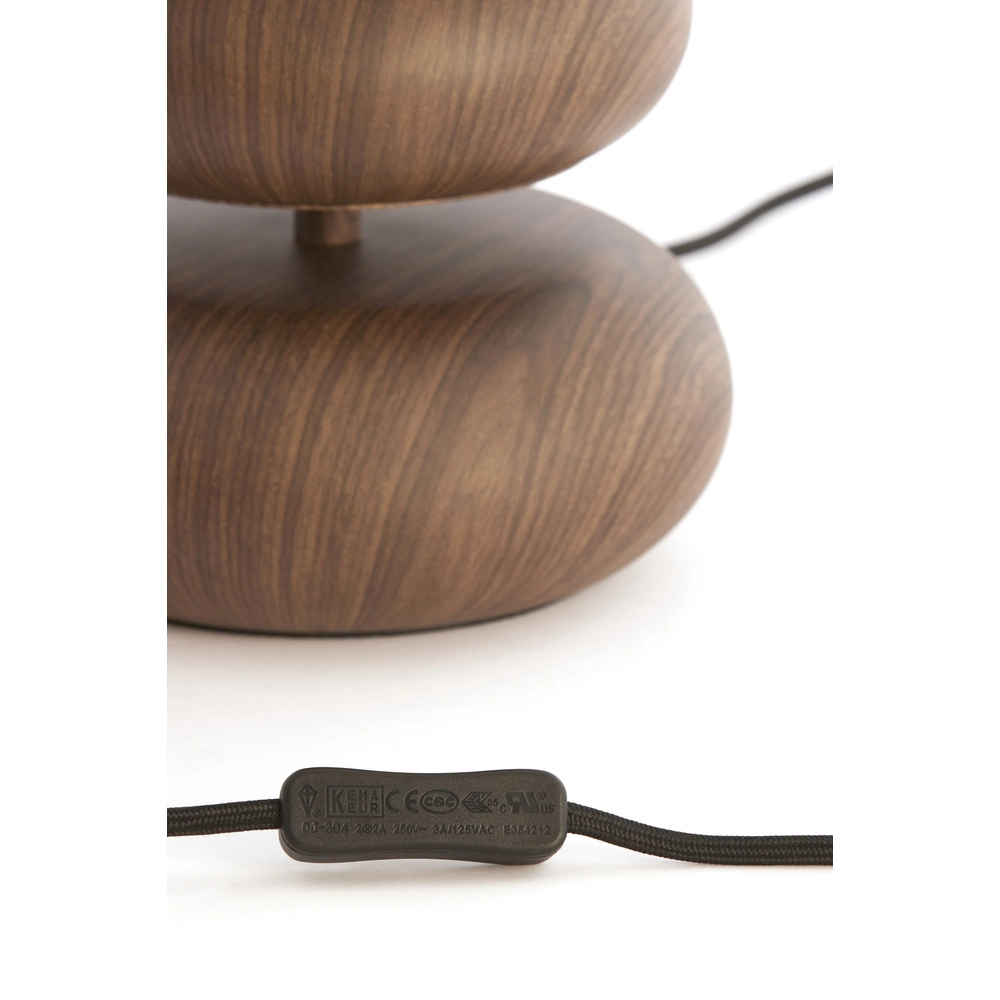 Table lamp Danialo 67.5cm - dark wood Light & Living 8717807815219