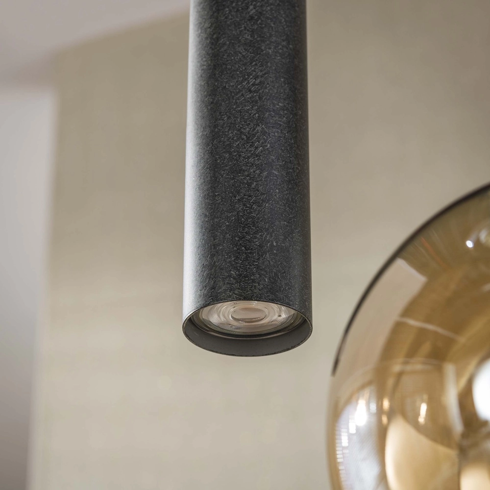 Vide pendant lamp Sfera with glasses and pendants Lyora 8716803512429