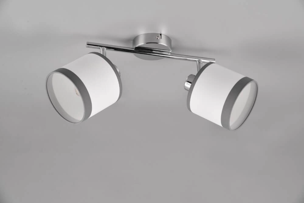 Ceiling light Davos white 2-light Trio 4017807574241