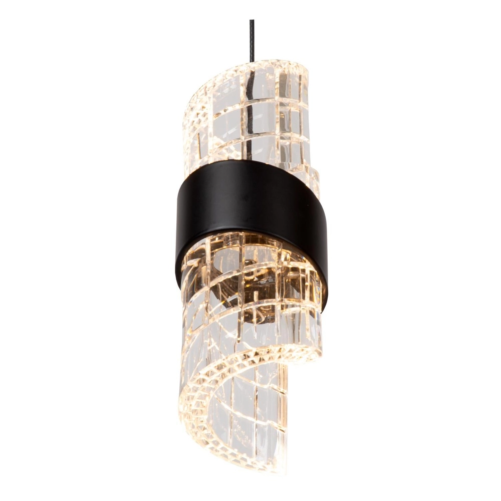 Design pendant lamp Kligande 5-light black round Lucide 5411212134639