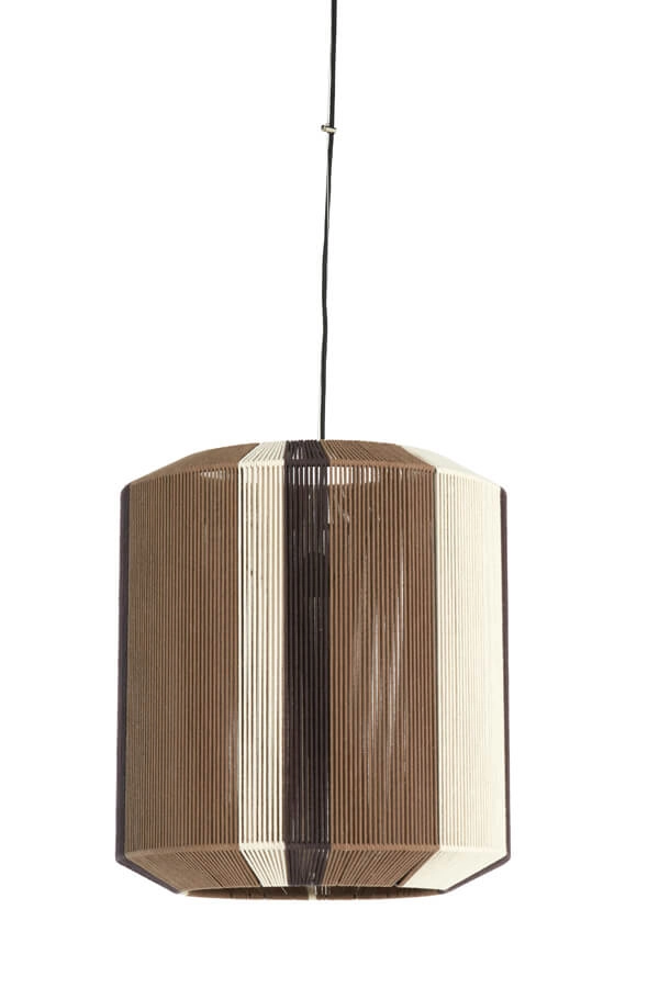 Pendant lamp Kozana brown Ø 48cm Light & Living 8717807758790