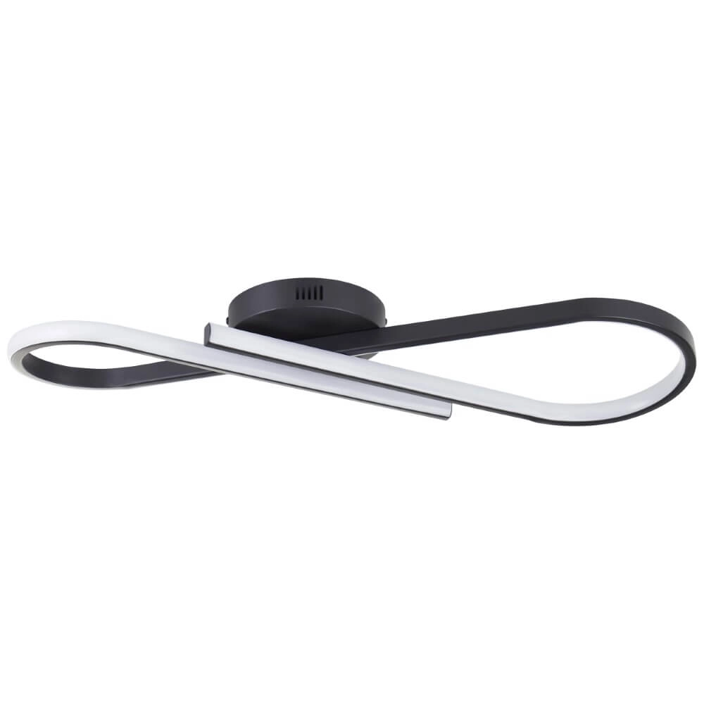 Black ceiling lamp Hinton black Brilliant 4004353442100