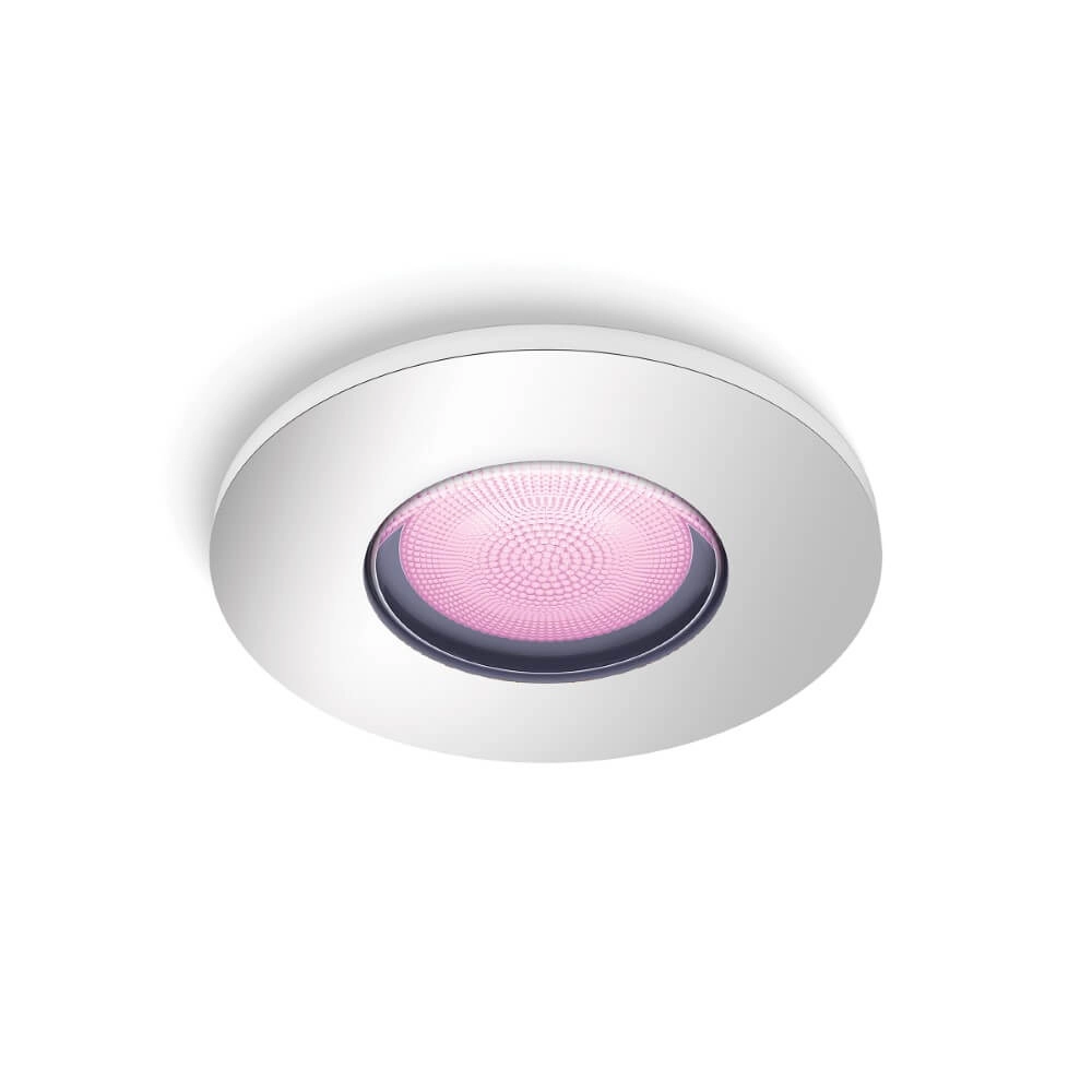 Recessed spotlight Hue Xamento - White and color Silver Philips 8719514355347