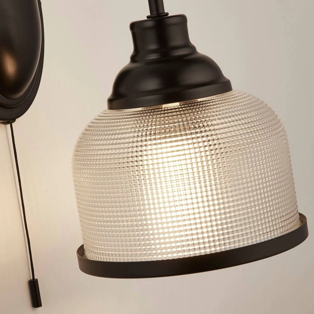 Wall lamp Highworth black Searchlight 5053423206301