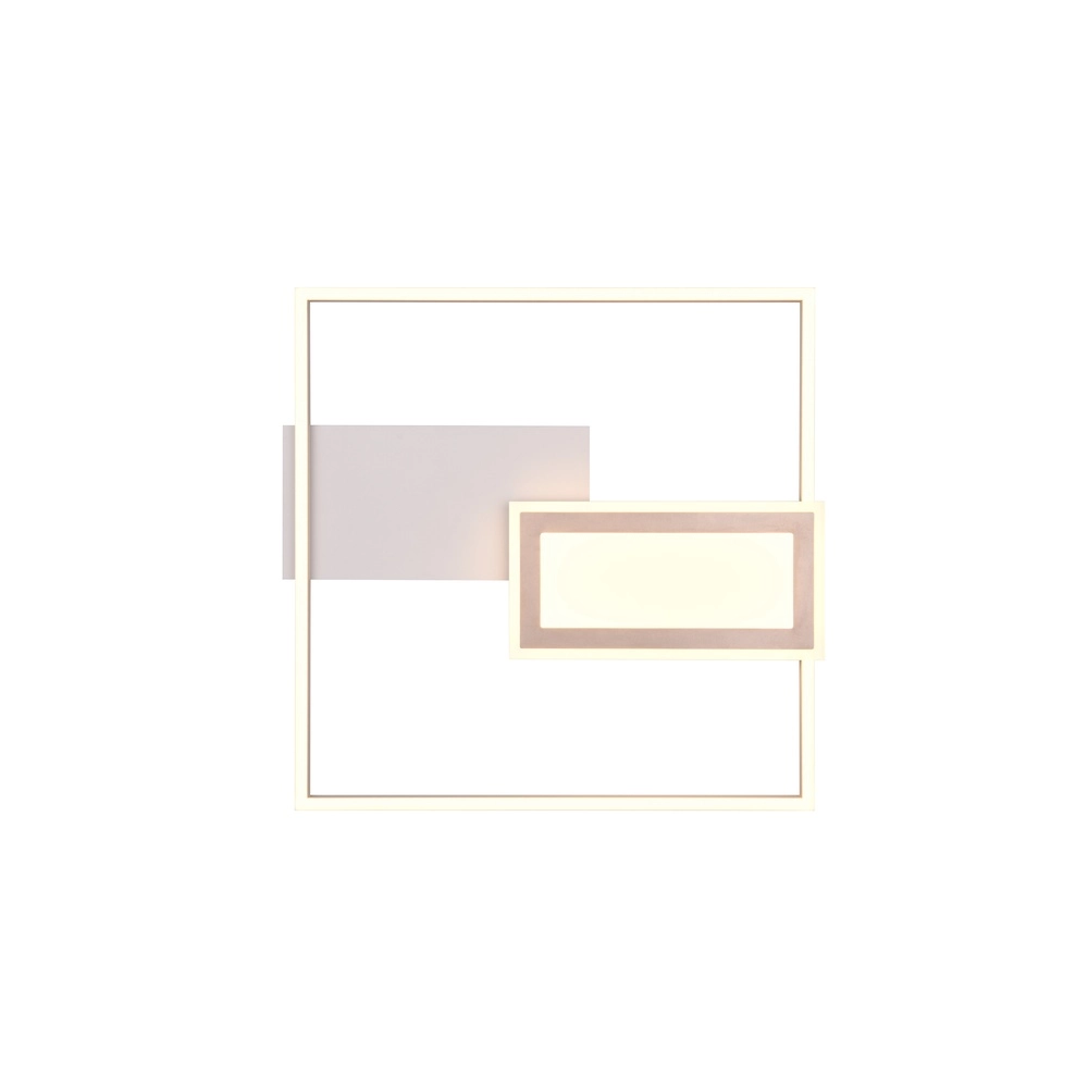 Square ceiling lamp Spiro grey 50cm Trio 4017807612479