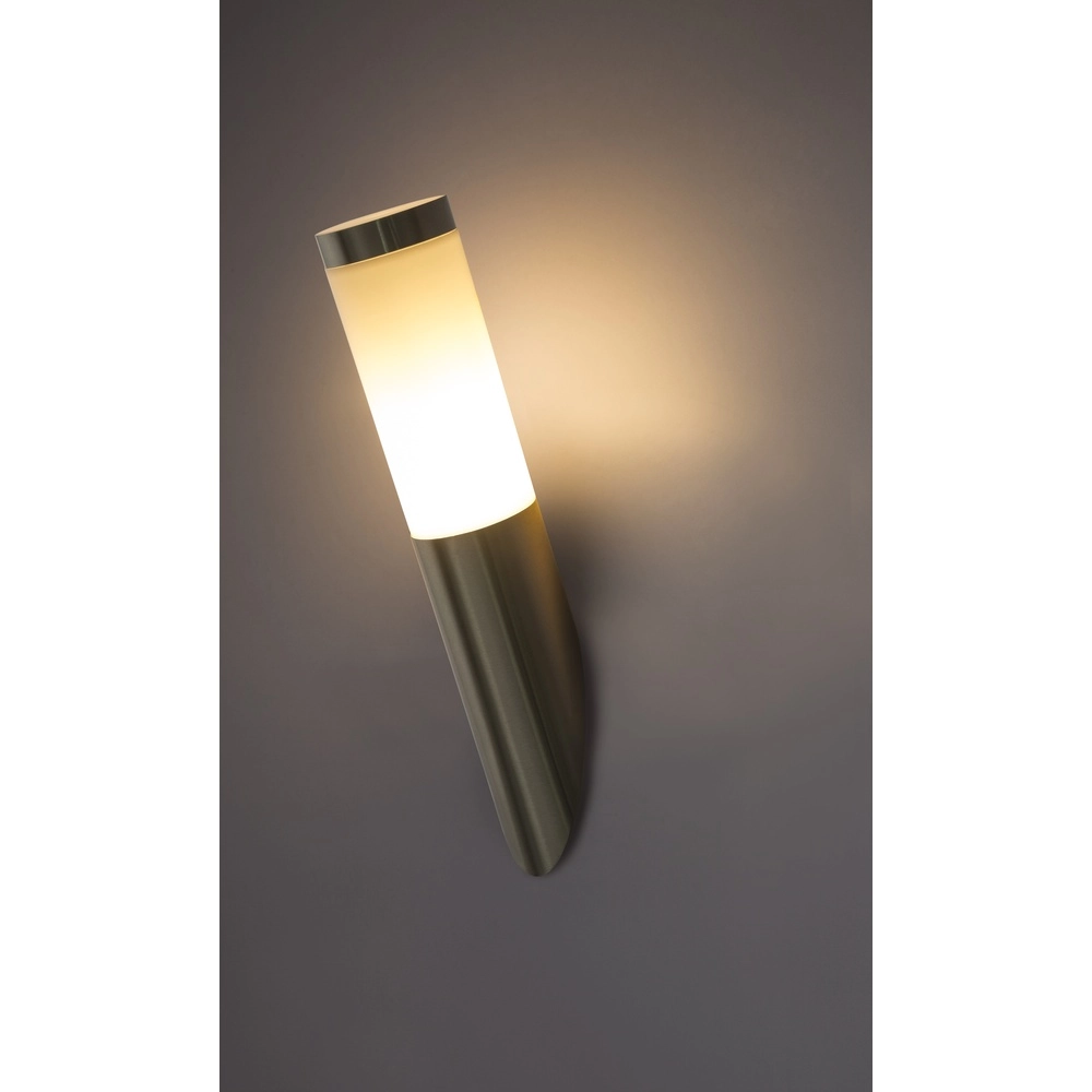 Outdoor lamp Boston Stainless steel with white Globo 9007371107353