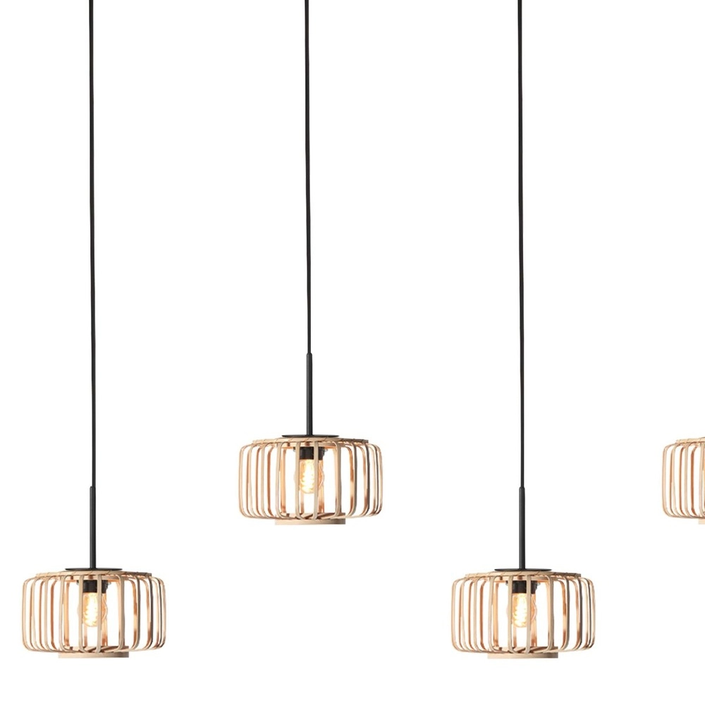 5-light pendant lamp HaloSwap straight Steinhauer 8712746183214