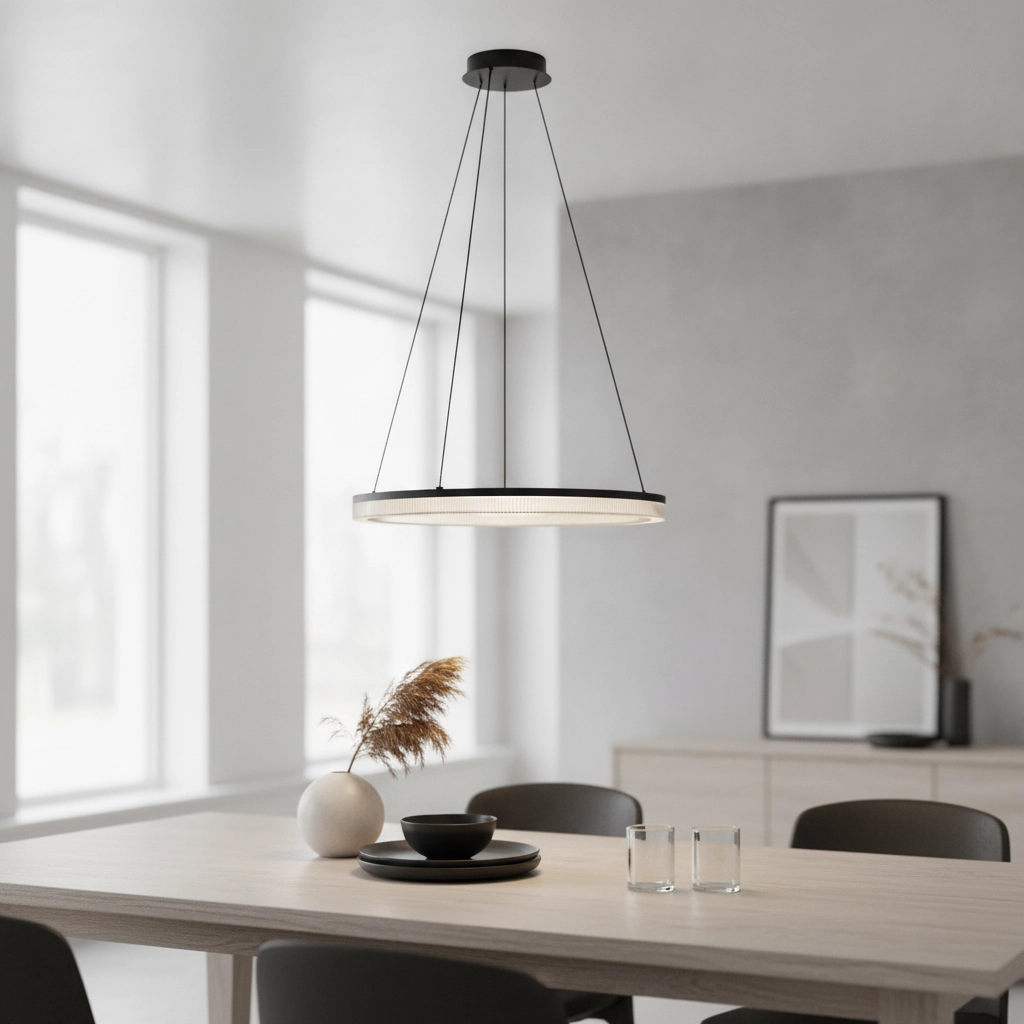 Black pendant lamp Lonela ankle