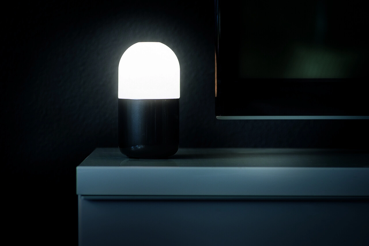 Table lamp SMOOZ Bean black GardenLights 5907800857573
