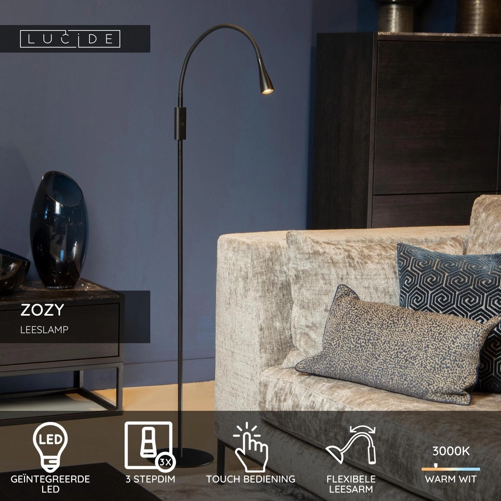 Reading lamp Zozy Black Lucide 5411212185846