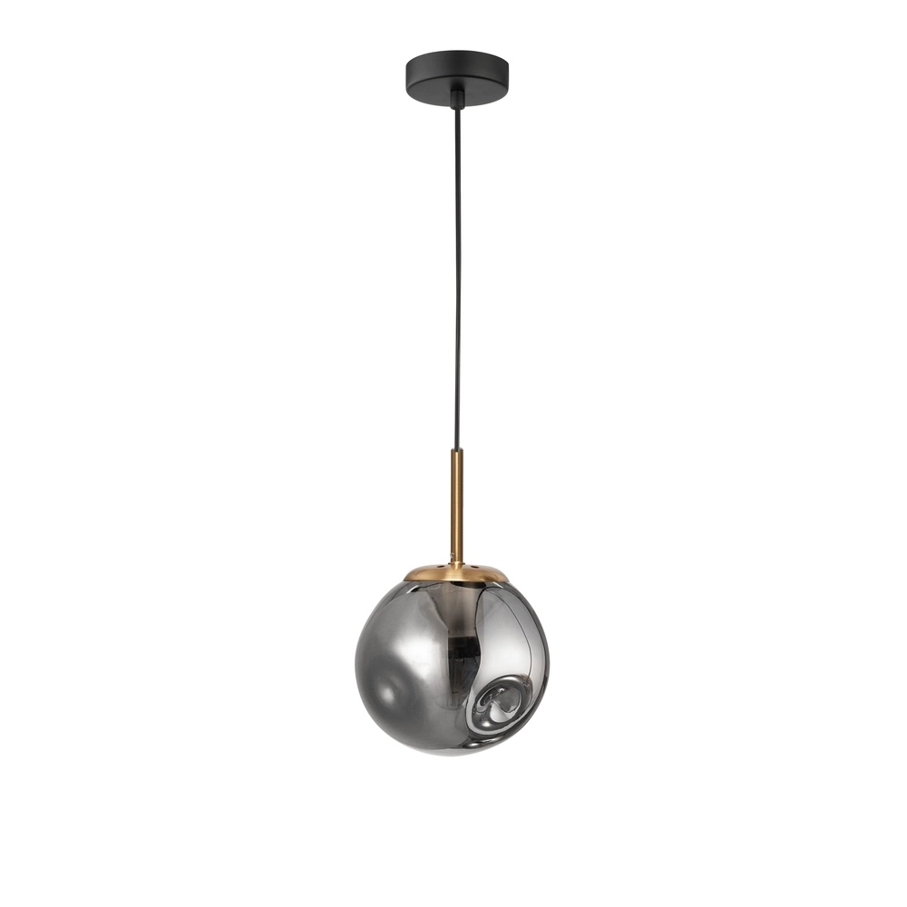 Pendant lamp Spada only gray with gold Lyora 5212017420961