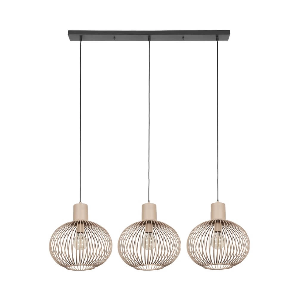 Dining room pendant lamp Gila 3-lights - sand Trio 4017807617580