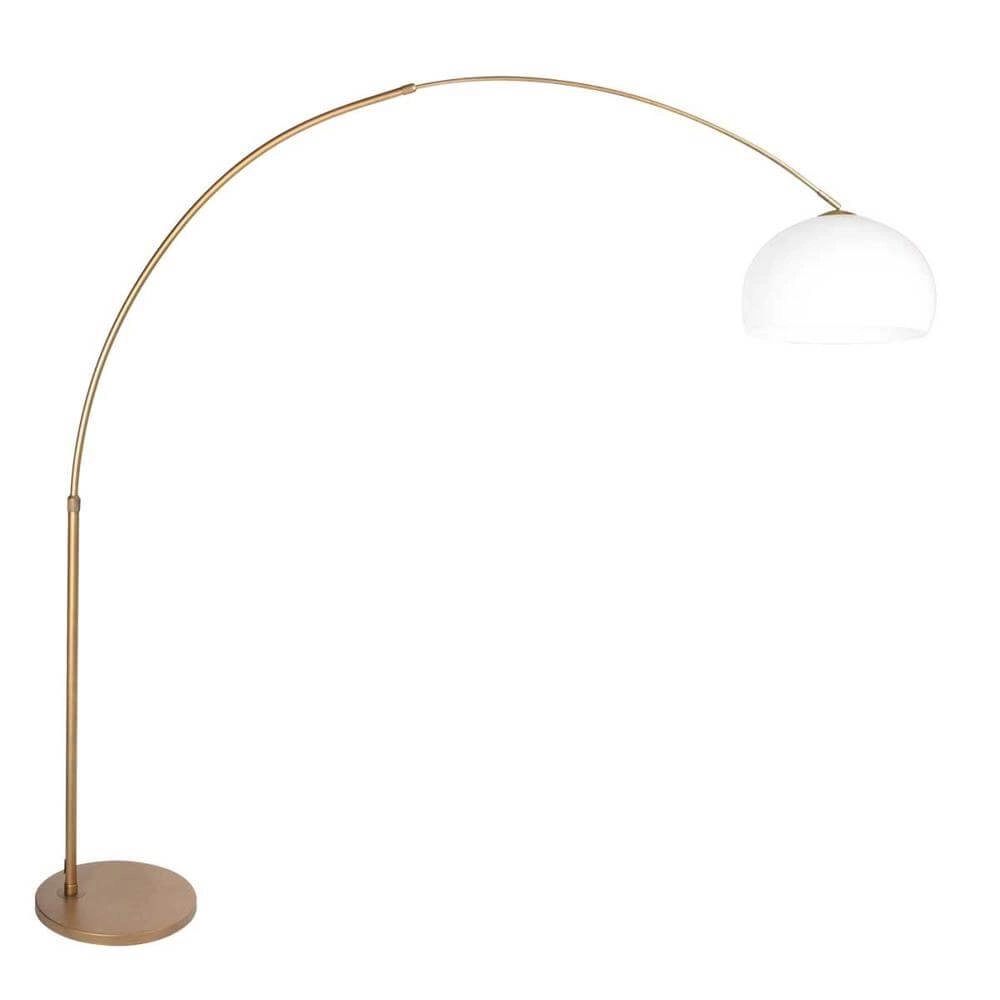 Arc lamp Sparkled Light bronze with bulb white cap