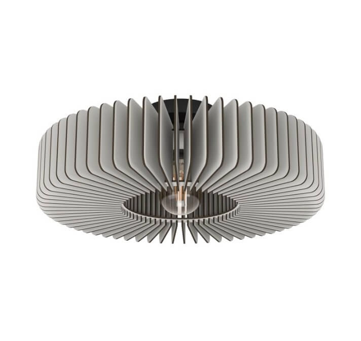 Wooden ceiling lamp Palombaia Ø 50cm - sand