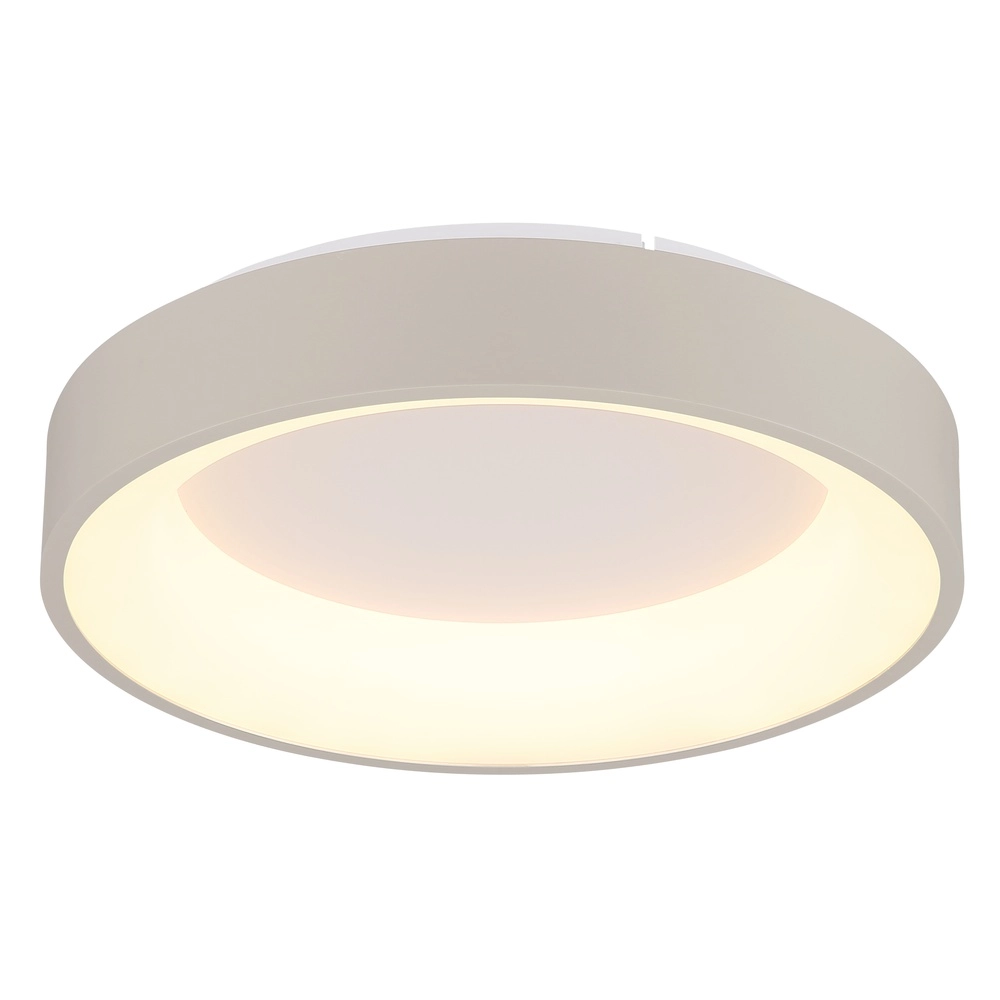 Modern ceiling lamp Gallegos sand brown Ø 38cm Globo 9007371578955