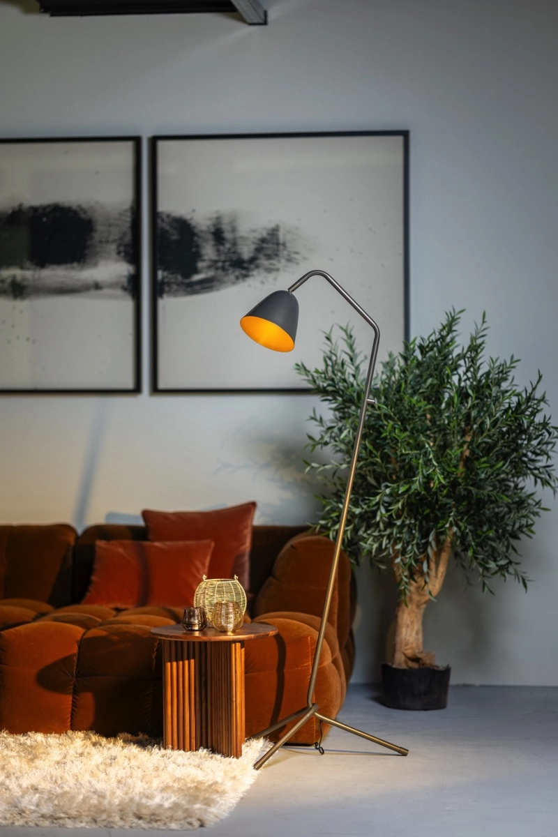 Design floor lamp Brenda Anodic Brown ETH 8720195310792