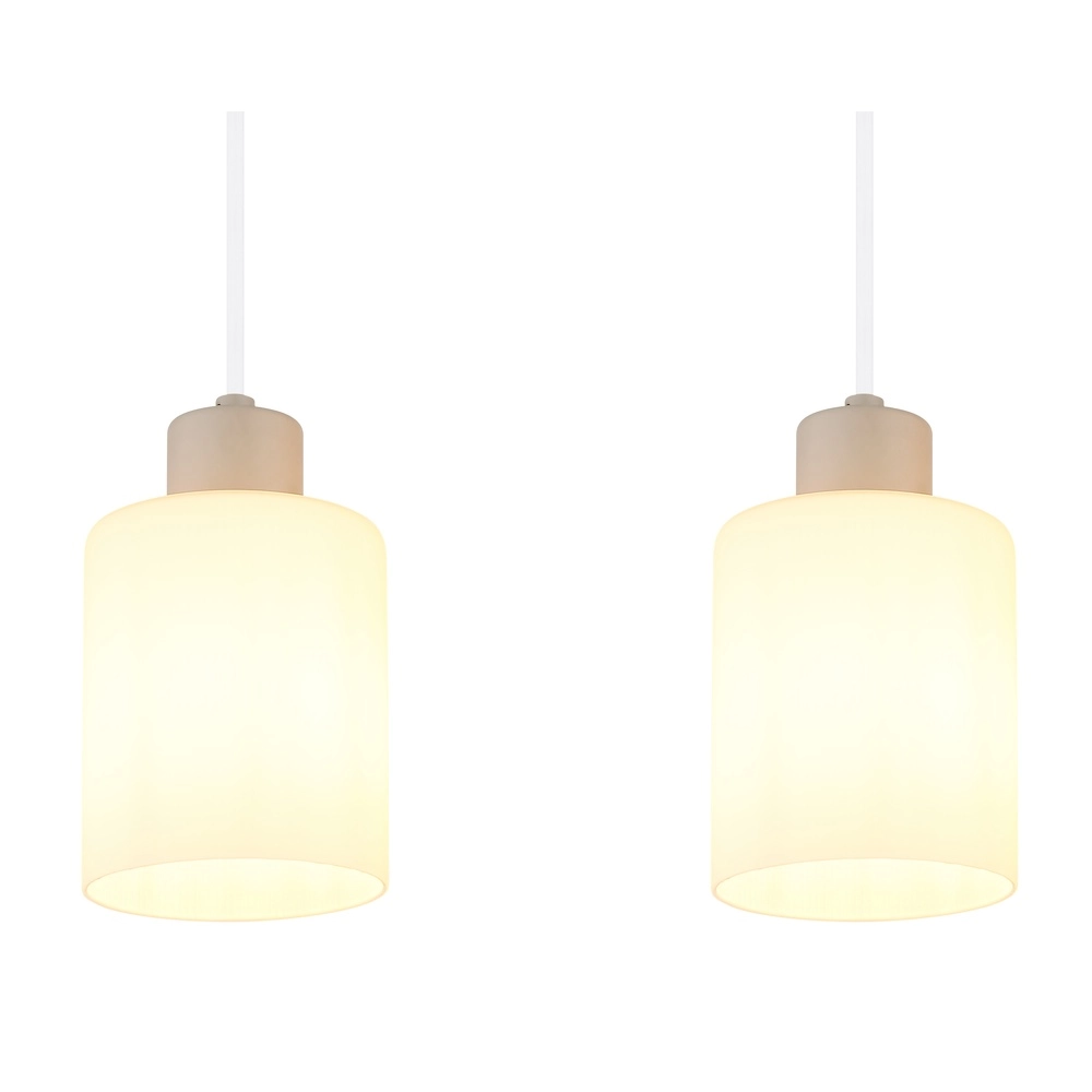 4-light pendant lamp Trent sand brown Globo 9007371575978