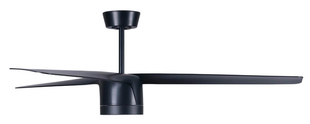 Black ceiling fan with lamp Peregrine Ø 142cm Beacon 9333509165316