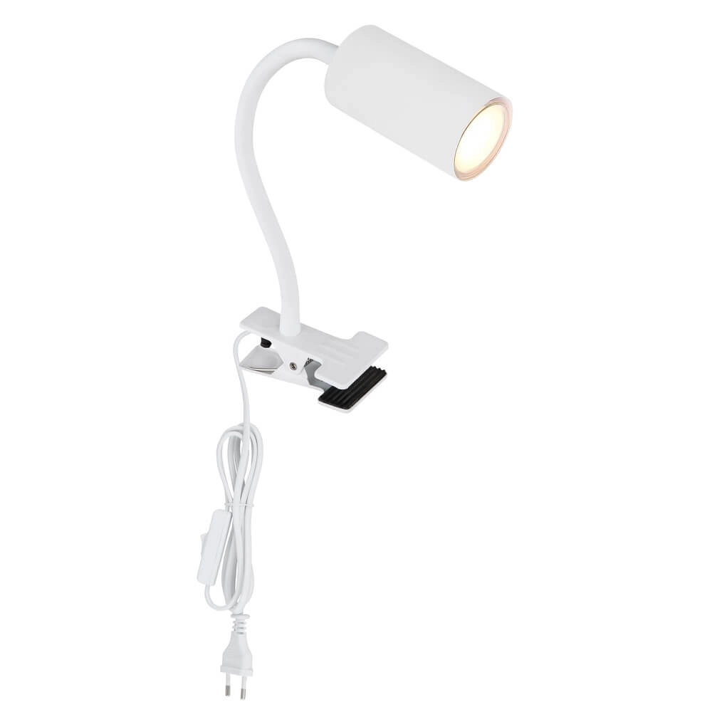 White clamp lamp Robby
