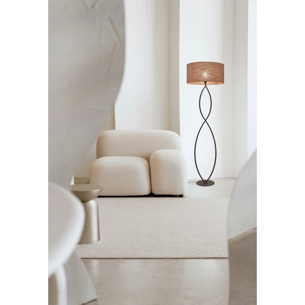 Floor lamp Terry Duno cocoa Masterlight 8718121436975