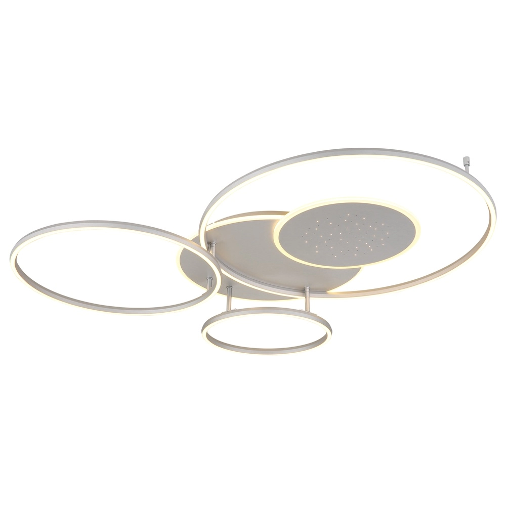 Silver Grey Ceiling Lamp Johnson Modern Globo 9007371580552
