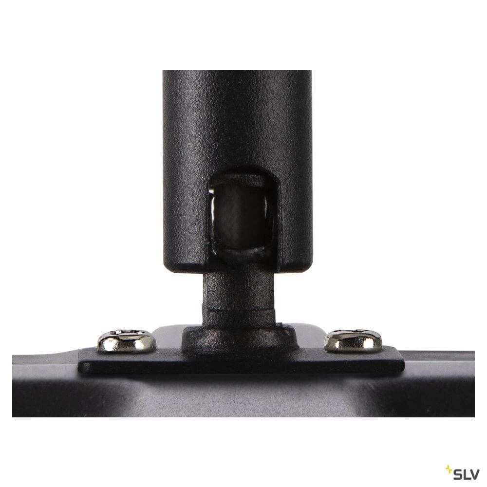 1-phase LED panel Panel Track Round Black SLV 4024163250856