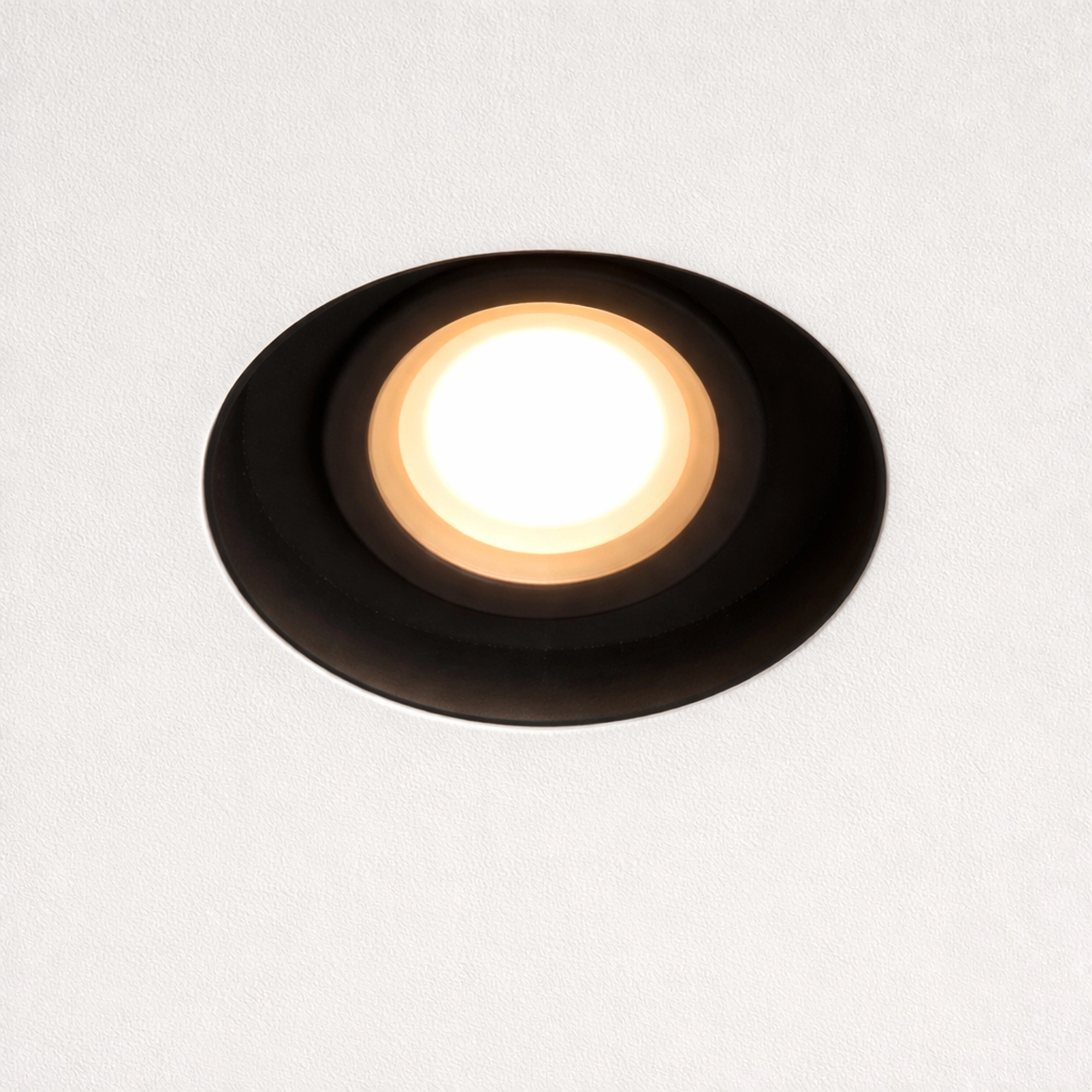 Recessed stucco spot Slim Trimless Black