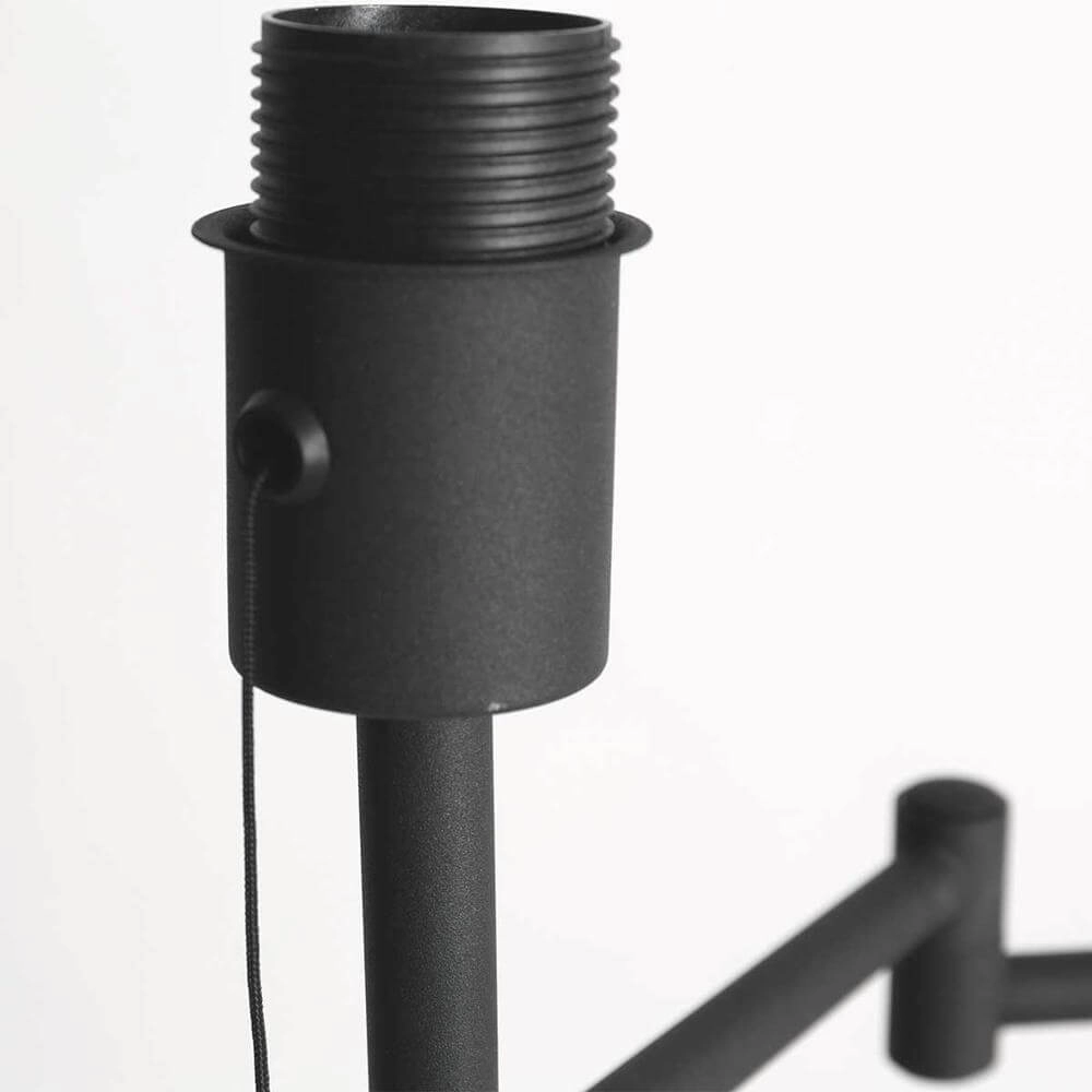 Floor lamp Bella black with golden hood Steinhauer 8712746174618