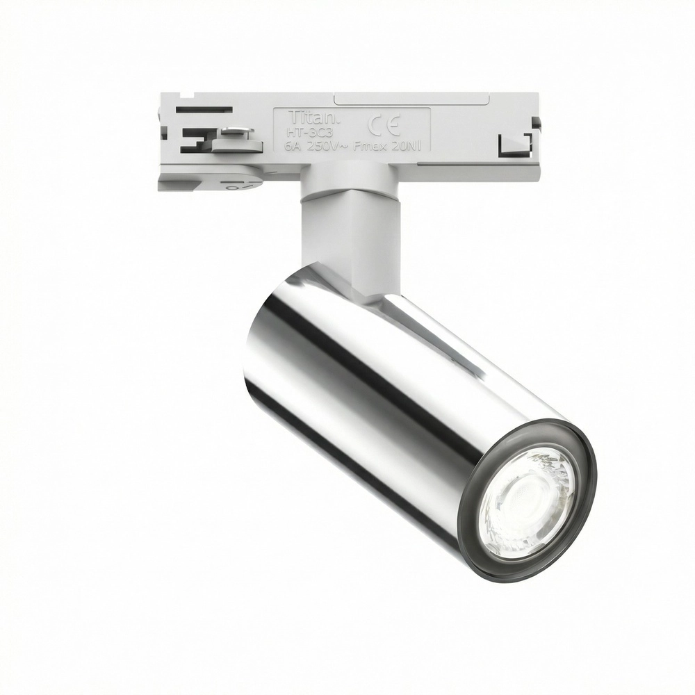 1-phase track spot Tevo Mini white with chrome