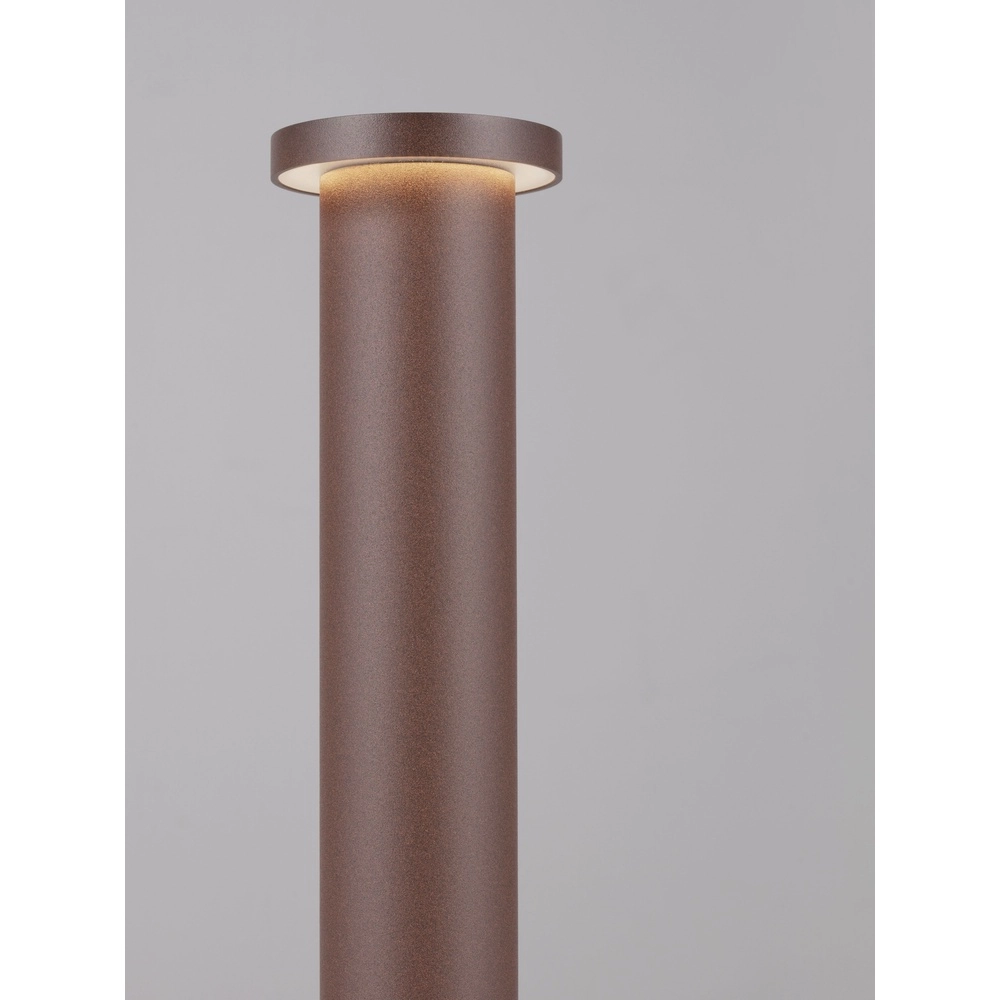 Modern path lighting Bast rust brown 45cm - 3000K Lyora 5212017497666