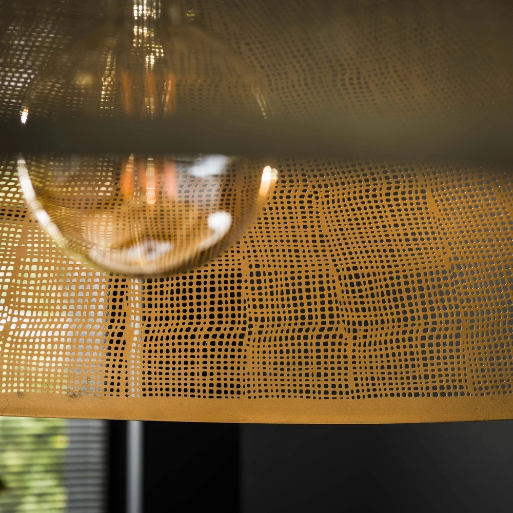 Metal mesh pendant light Cosmic Ø 92cm - copper bronze Lyora 8716803511071