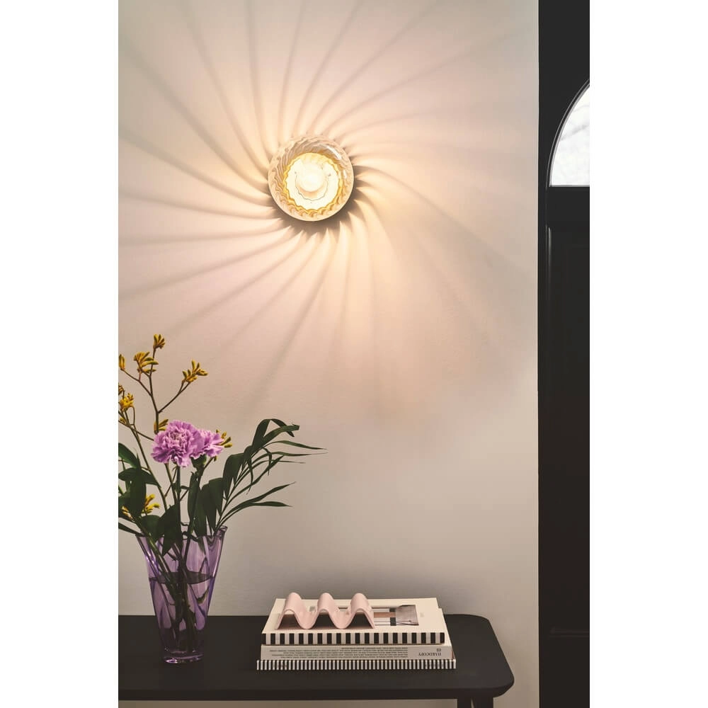 Glass wall lamp Chisell brass Nordlux 5704924015663