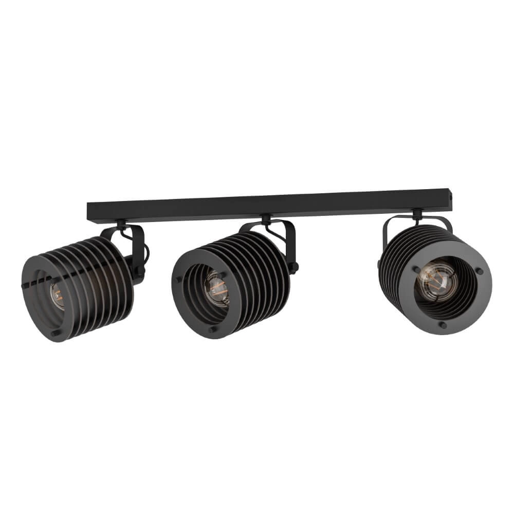 Industrial ceiling spotlight Segovia 3-light