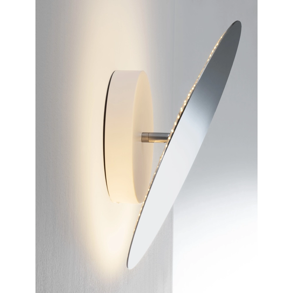 Design wall lamp Alida chrome Ø 40cm Lyora 5212017470959