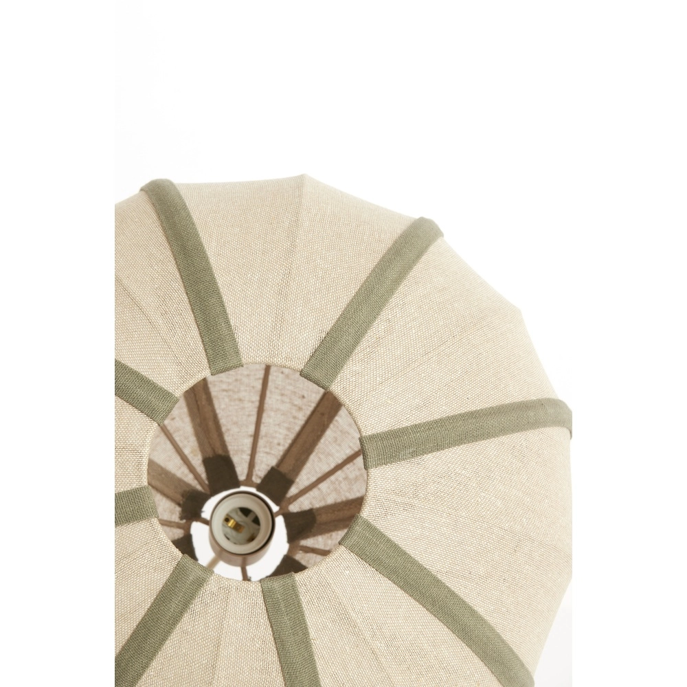 Japandi pendant lamp Esmiria Ø 40cm - olive green Light & Living 8717807835927