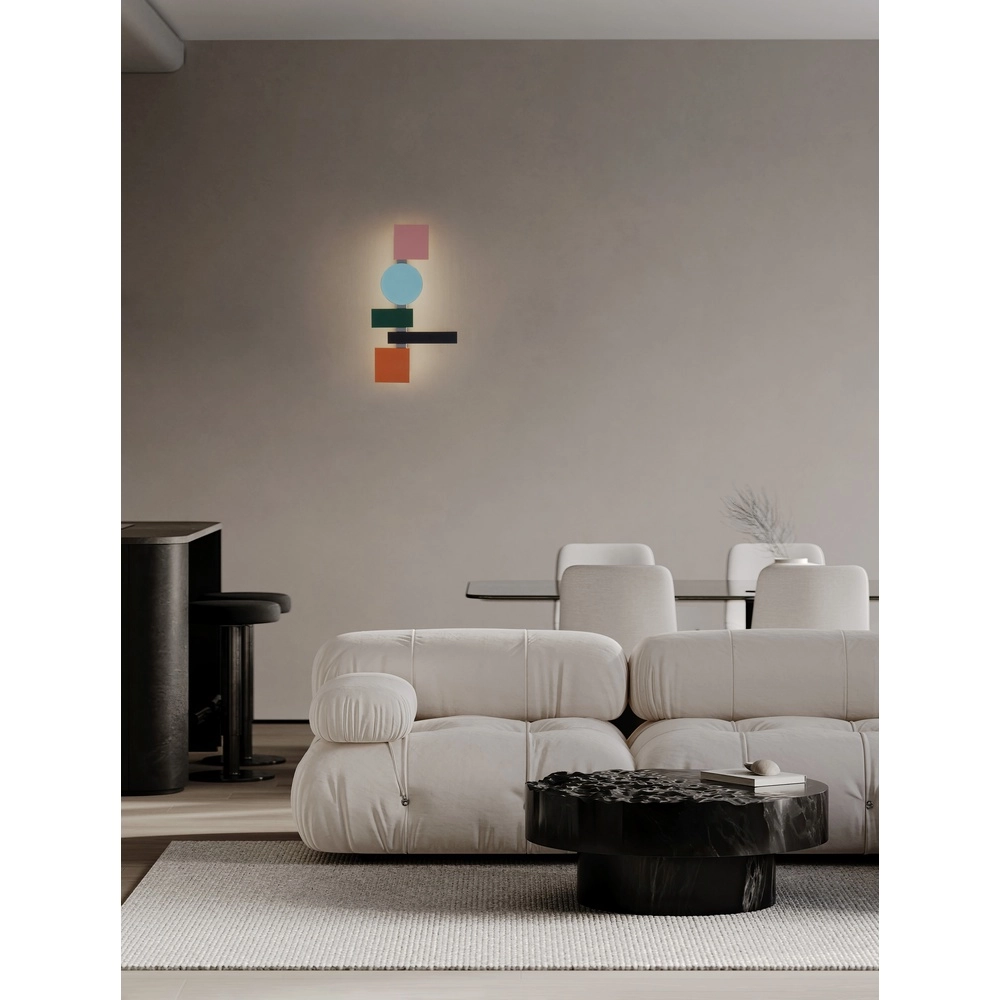 Cheerful wall lamp Margot coloured 68,2cm Lyora 5212017479716