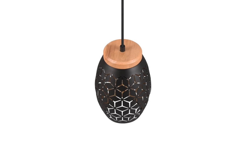 Black gold hanging lamp Bidar design Trio 4017807574883