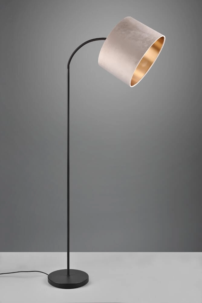 Standing floor lamp Julieta velvet hood Trio 4017807574159