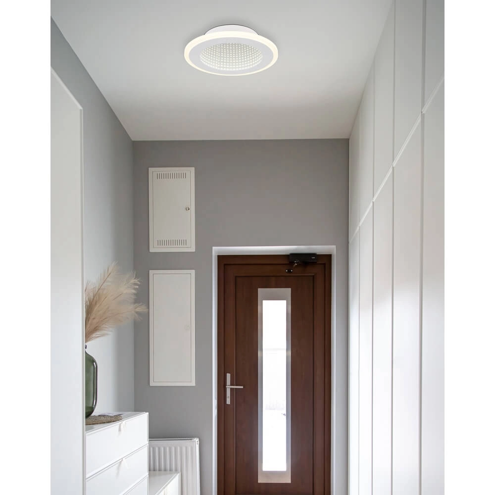 Ceiling lamp Lamela Ø 22.5cm white Globo 9007371458615