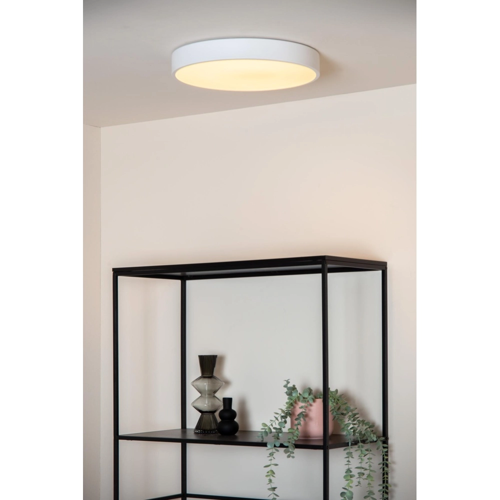 Ceiling light Unar Ø 30cm - 2700K - white Lucide 5411212792020