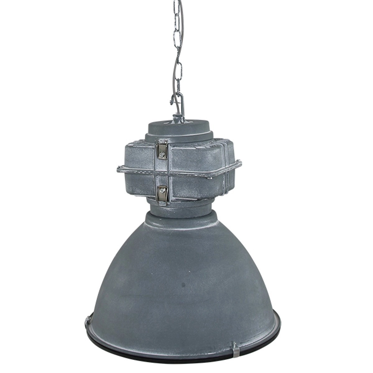 Country Pendant Lamp Fender 47cm vintage grey