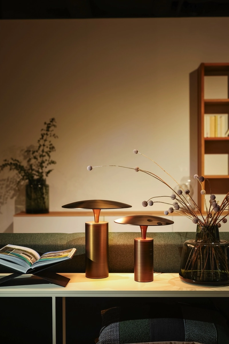 Led table lamp Jess Ø 26.5cm - bronze ETH 8720195311119