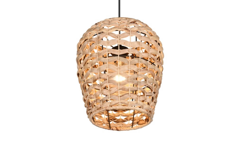 Country Pendant Lamp Jean Ø 29cm rattan Trio 4017807637670