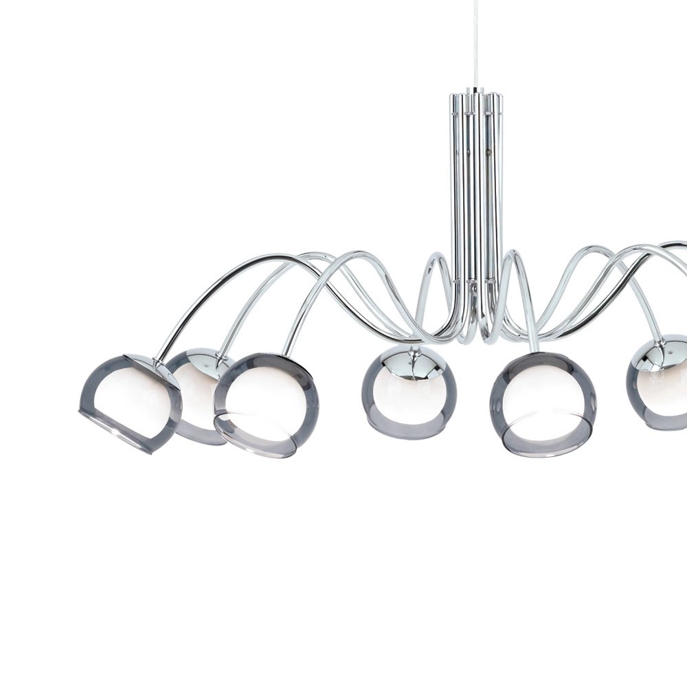 8-light hanging lamp Malagon chrome Stars of Light 9002759391492